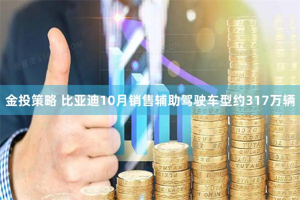 金投策略 比亚迪10月销售辅助驾驶车型约317万辆
